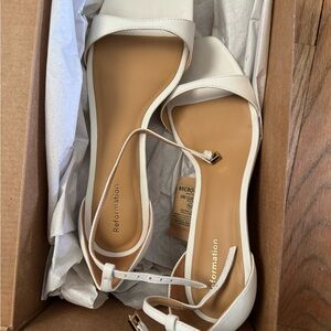 Reformation White Women's Sandals
